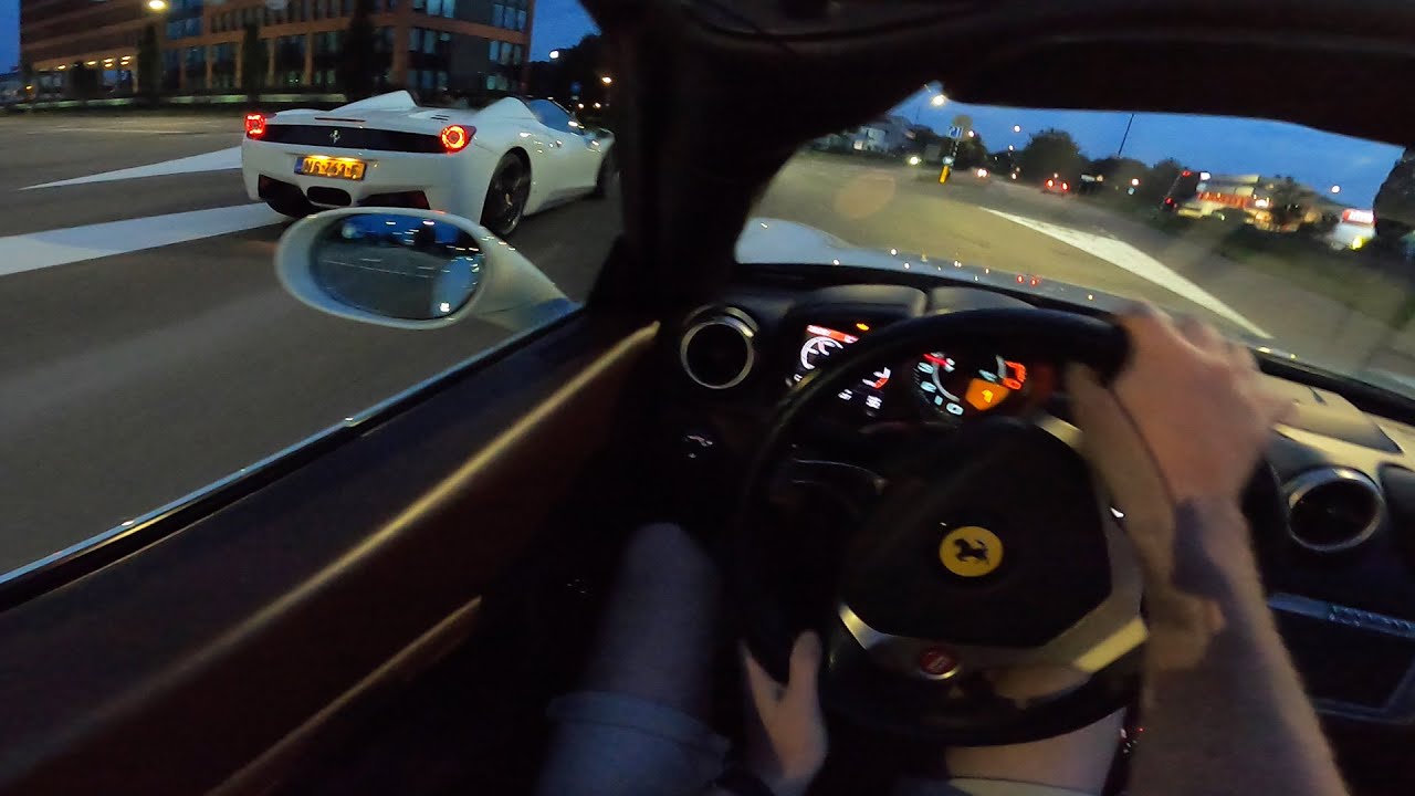 FERRARI California *LOUD* POV NIGHT Drive by AutoTopNL