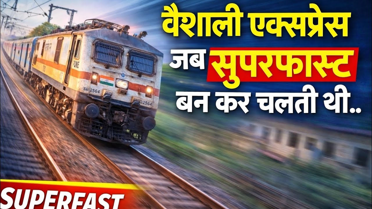 RAW AND UNSTABLE CLIP of Vaishali Express 