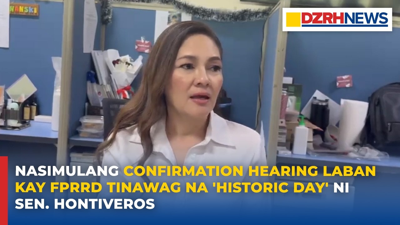Nasimulang confirmation hearing laban kay FPRRD tinawag na 'historic day' ni Sen. Hontiveros