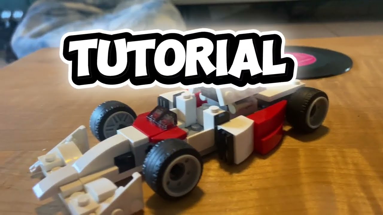 Tutorial on how to build Ayrton Senna’s F1 car in LEGO