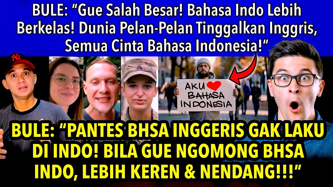 &ldquo;KEJAM GILAAA! BULE GAGAL PULANG: BAHASA INDO JEBOLAN, NEGARA GUE BYE!&rdquo; #bulecintaindonesia