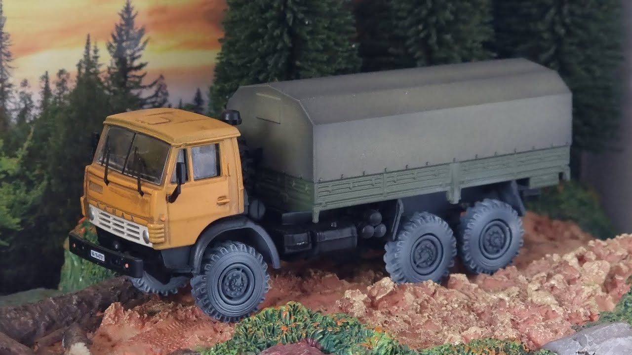 Diecast? Kamaz 4310 in a 1/72 scale Legion Panzerkampf. Unboxing Review.