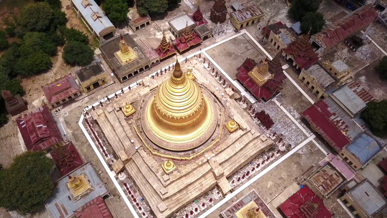 Myanmar, Bagan, Mandalay, Mount Popa - Mavic pro  drone 4K
