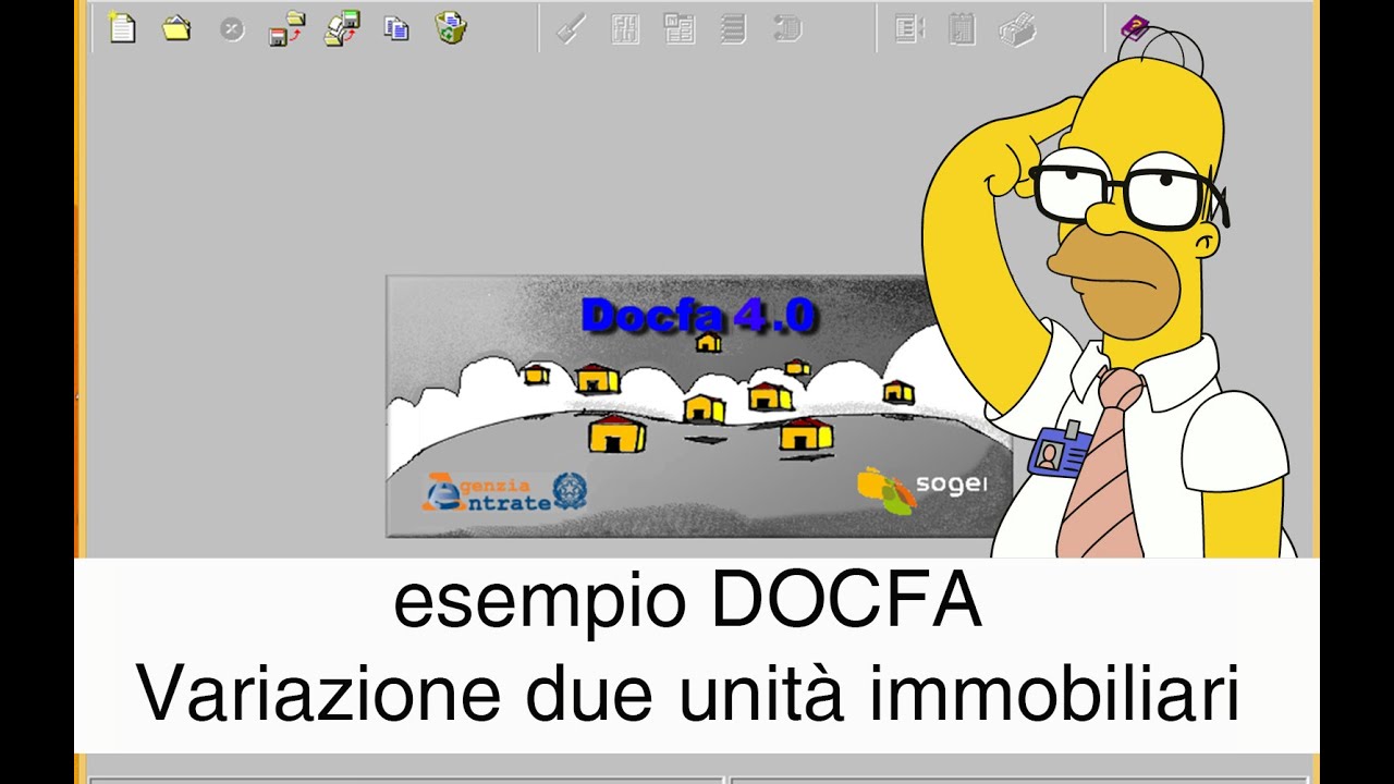 esempio DOCFA - variazione per diversa distribuzione spazi interni a due unità immobiliari #VSIdocfa