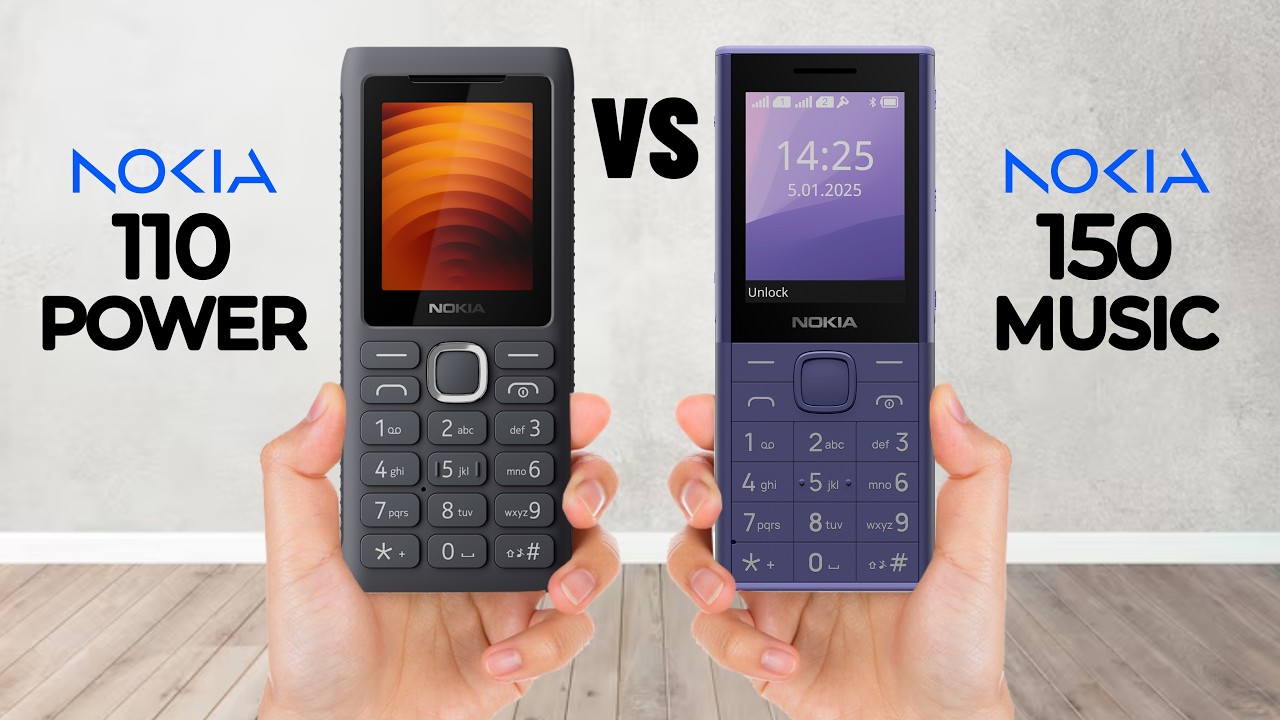 Nokia 110 Power vs Nokia 150 Music &mdash; Full Specs Comparison