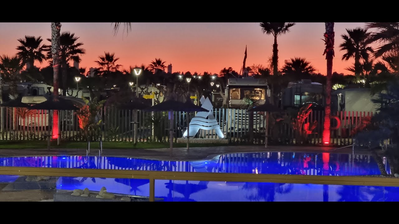 Camping Almafra 5 Star Resort Benidorm Jan 2023 Winter Road Trip UK to Benidorm 