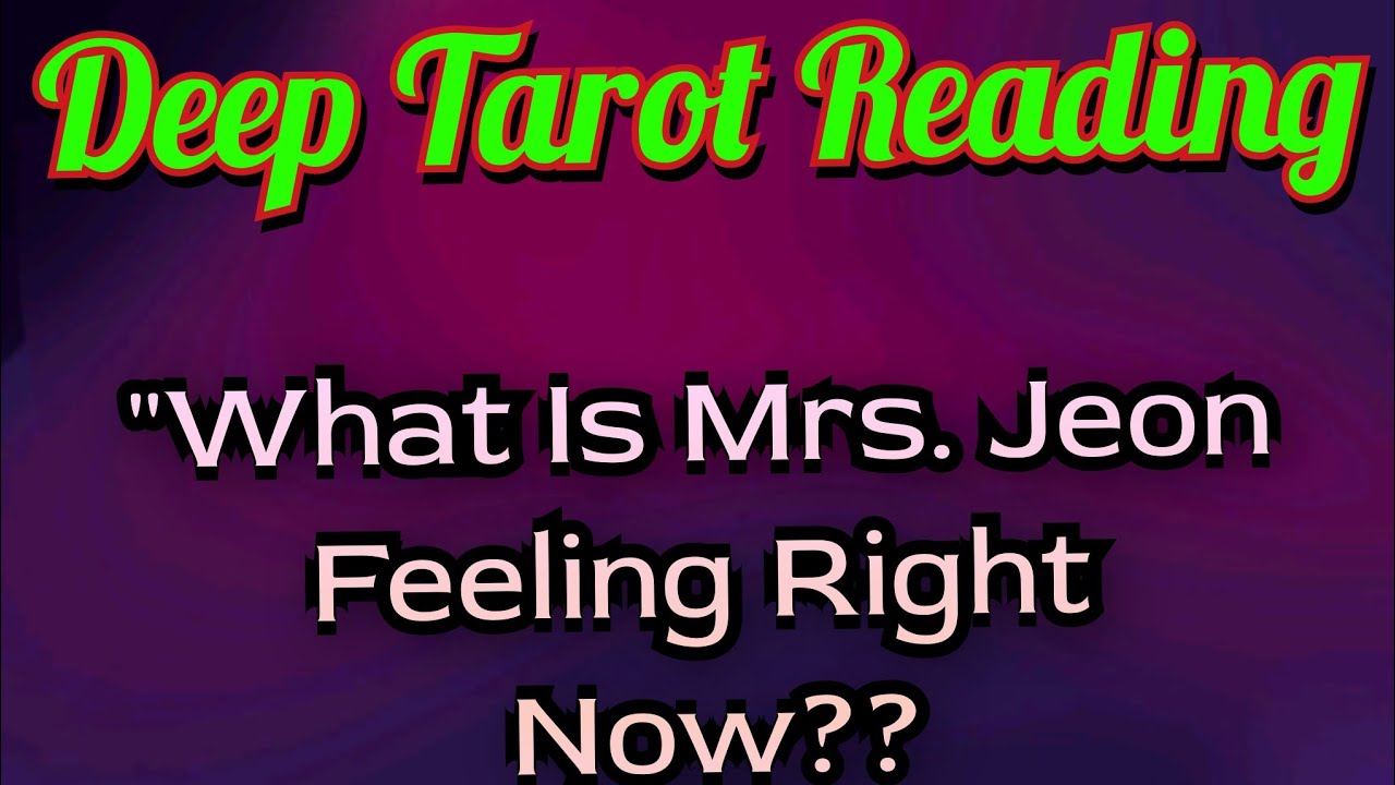 || What Is Mrs. Jeon Feeling Right Now? | Deep Tarot Reading?||🙇#bts #tarot #mrsjeon #Jungkook #kpop