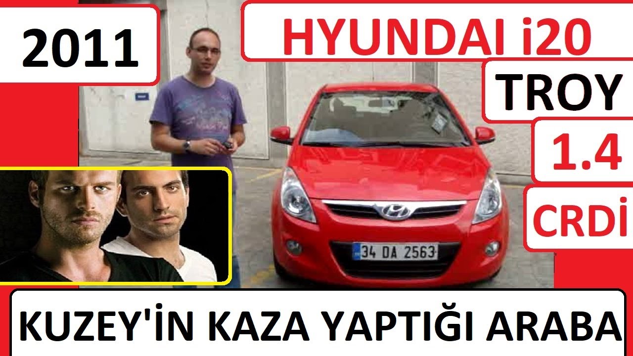 #HYUNDAI #i20TROY 1.4 CRDi (2011) #kuzeygüney'de kaza yaptıkları arabayı inceledim