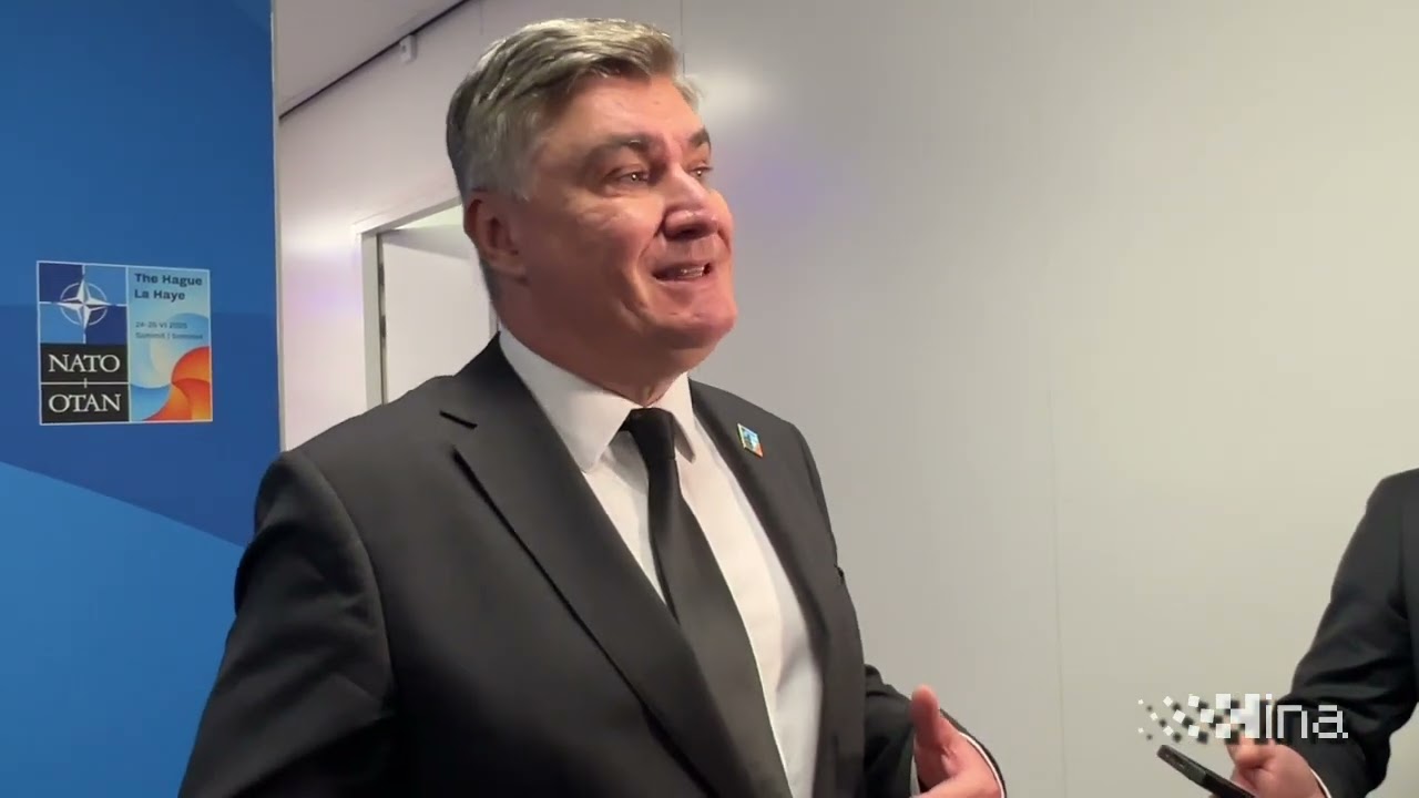Den Haag - izjava Milanovića nakon samita NATO-a