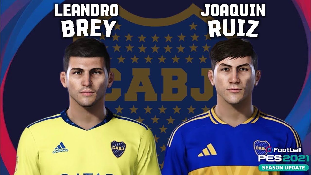 Leandro Brey🇦🇷 and Joaquin Ruiz🇦🇷 (Boca Juniors) How to create in Pes 2021