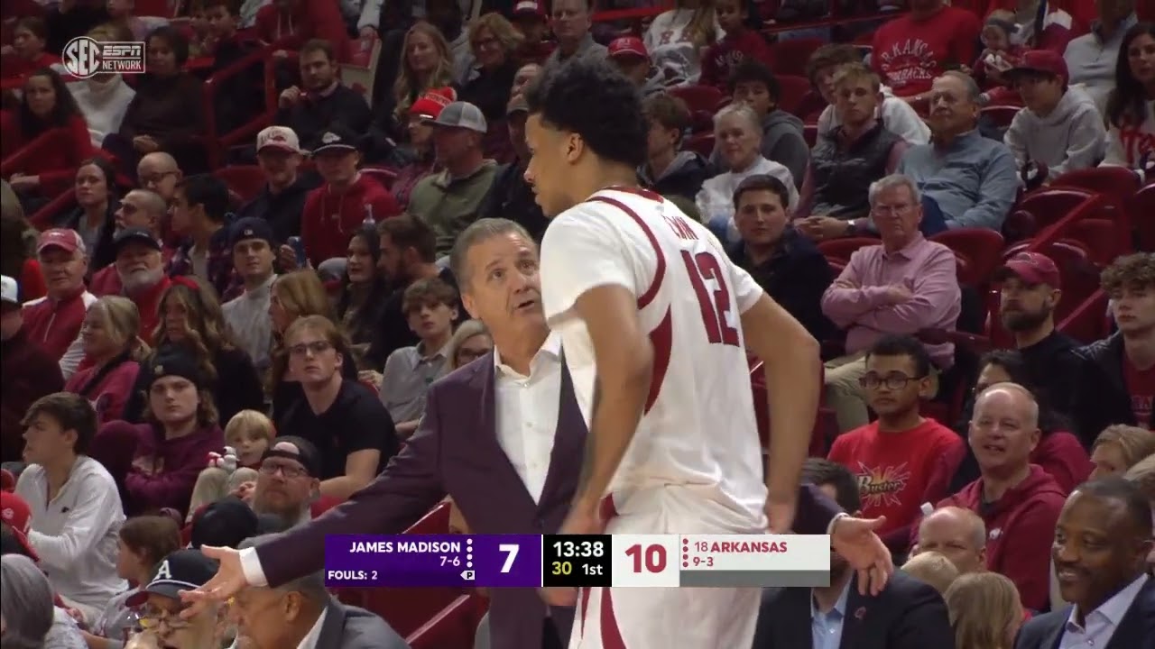 Arkansas Razorbacks Vs James Madison Dukes | FULL GAME | Dec 29, 2025 | Men's College Basketball