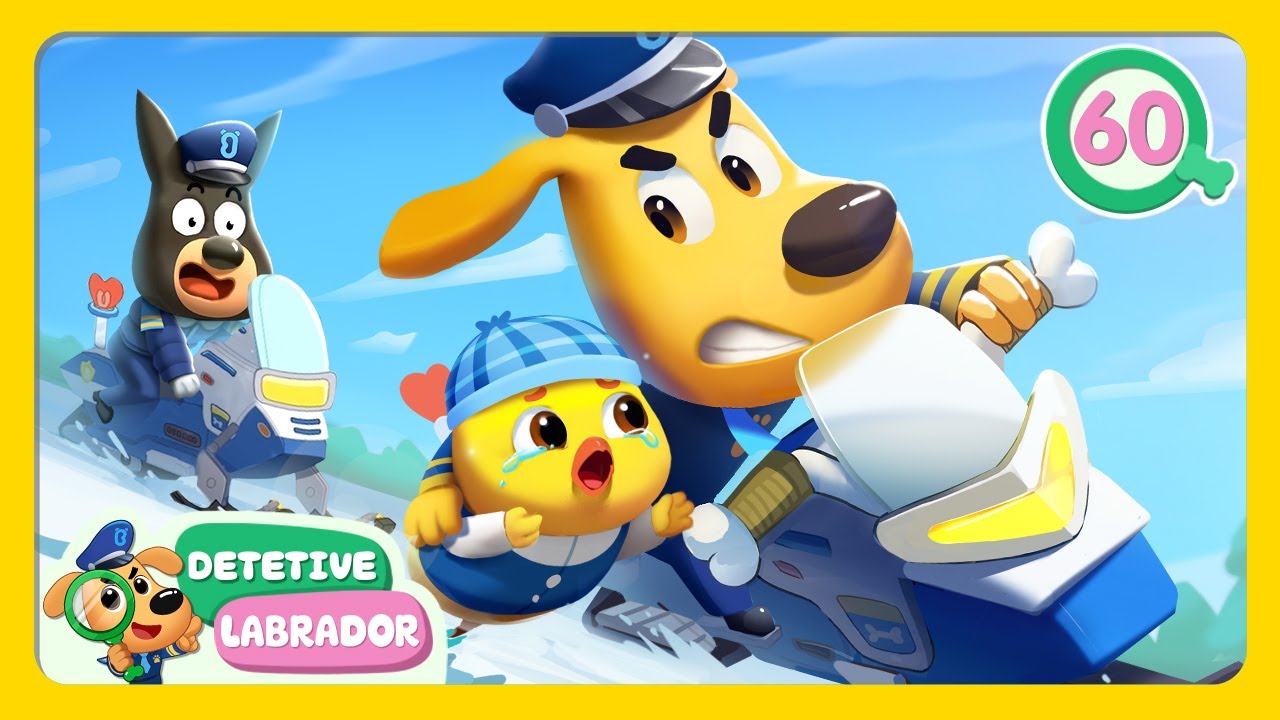Não Brinque no Gelo 🧊 Desastres Naturales do Detetive Labrador por 1 Hora 🔍 Desenhos🎬 Compilação