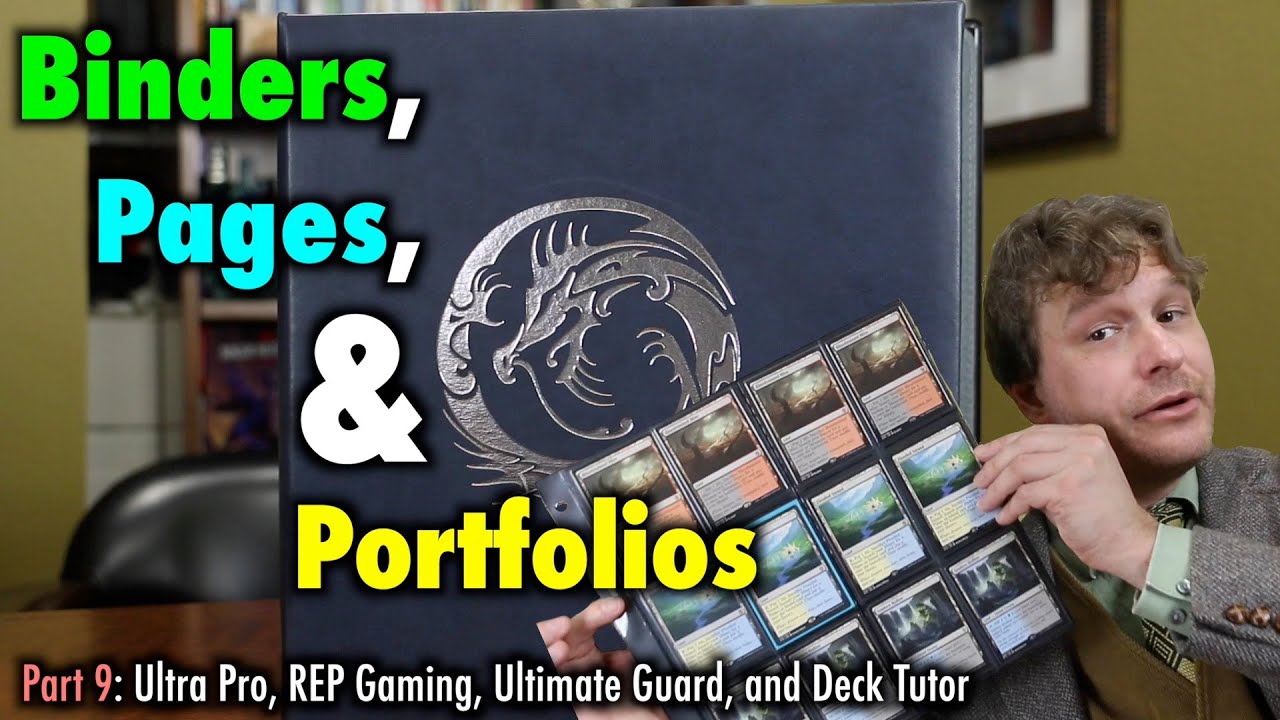 MTG - A Review Of Binders and 4 Column Pages For Magic The Gathering, Pokemon and More (Part 9)