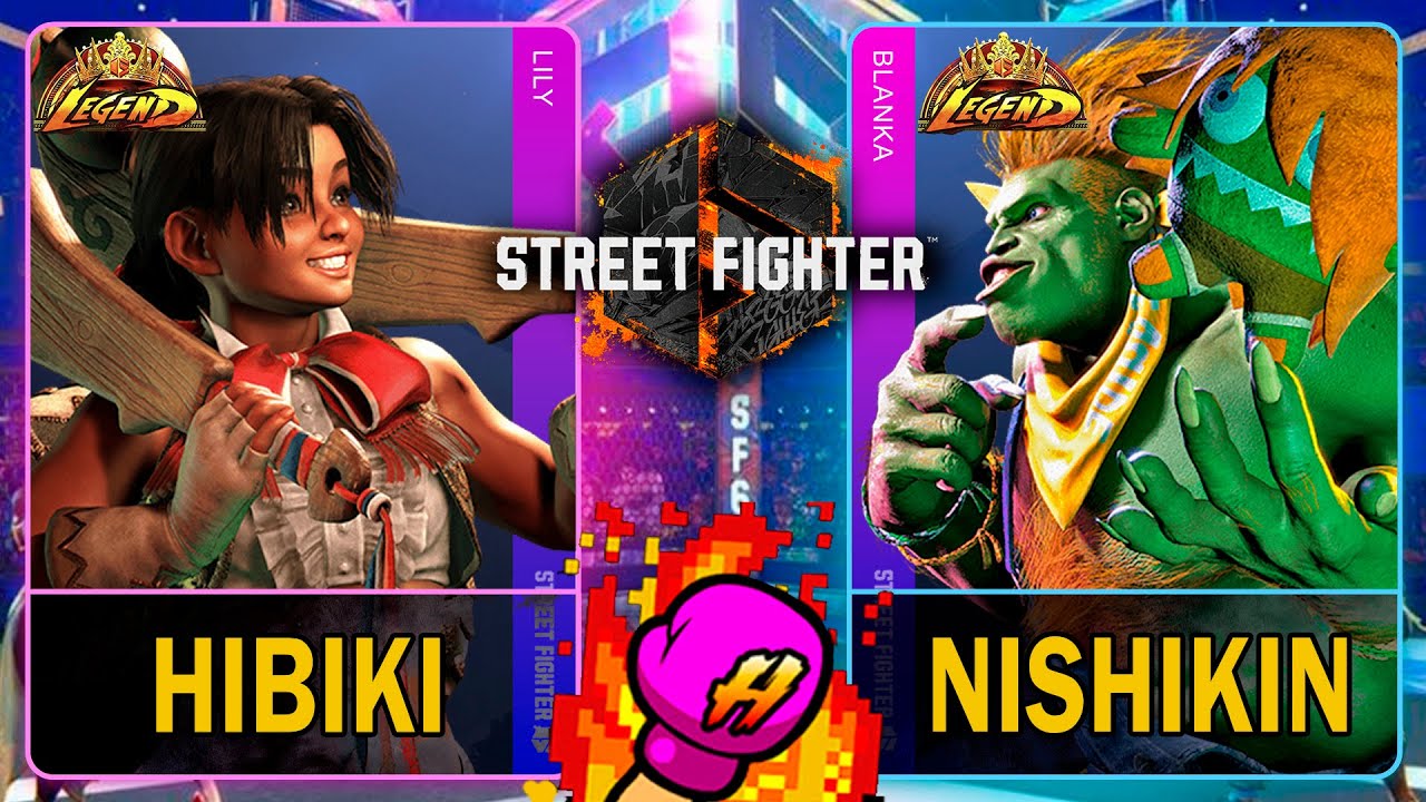 SF6 Hibiki (LILY) VS Nishikin (BLANKA)🥊Street Fighter 6🥊スト6🥊4K 60ᶠᵖˢ