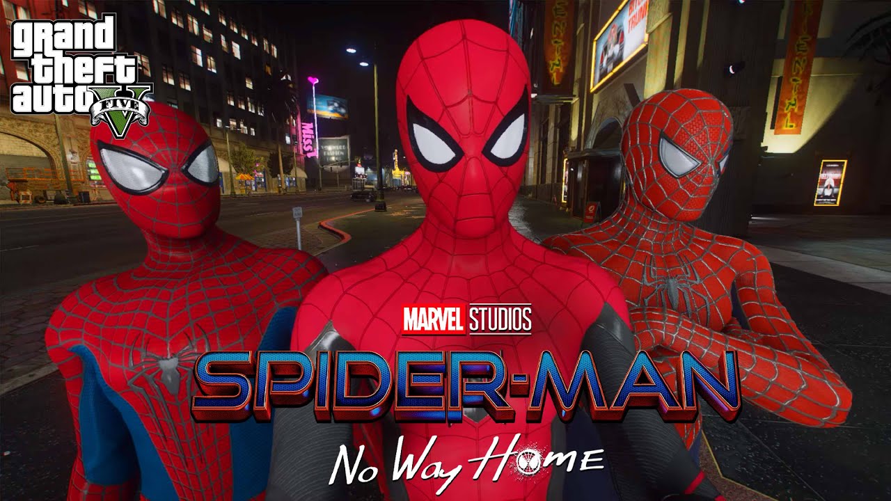 GTA 5 - Spider-Man: No Way Home The Multiverse Battles!