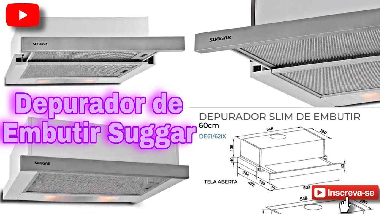 Depurador de Embutir SUGGAR tudo sobre!!