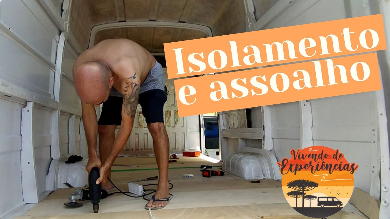 ISOLAMENTO E ASSOALHO DO PISO DO MOTORHOME #03 | Revestimento com lã de rocha e compensado naval