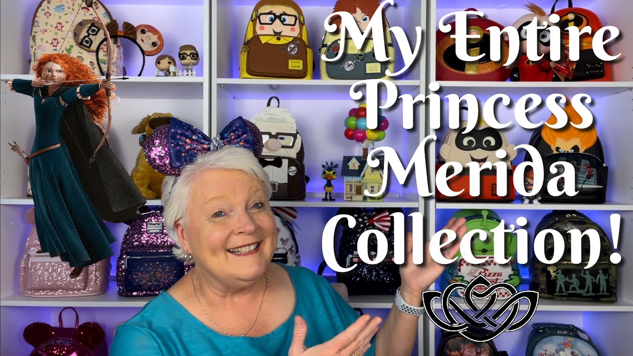My Entire Princess Merida Collection!!  Loungefly, Danielle Nicole, Funko, and Pins