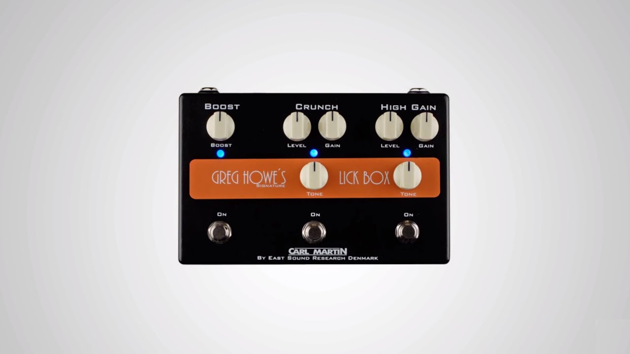 Carl Martin Greg Howe's Lick Box - Pedal Demo
