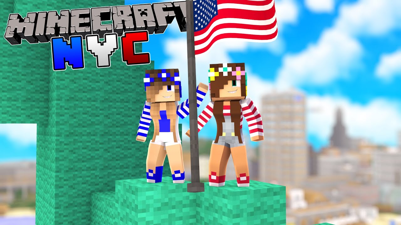 Minecraft-Little Carly Adventures-LOST IN NYC?! w/Little Ally!