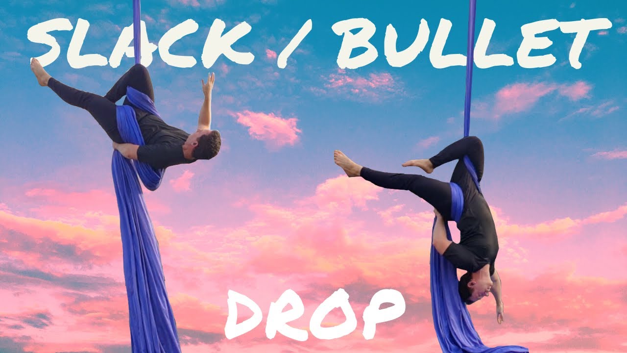 Aerial Silks Basic SLACK DROP Tutorial | Bullet drop for beginners