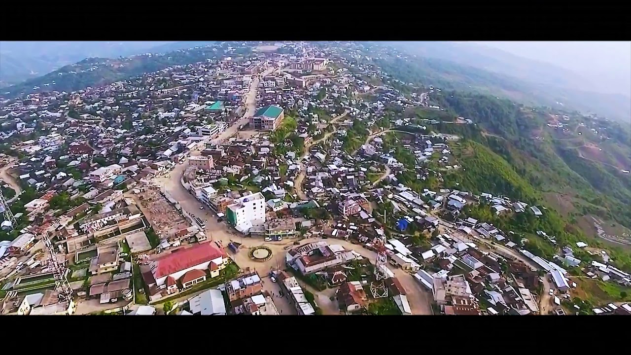 Aerial view of Ukhrul Town | The heart of Ukhrul District