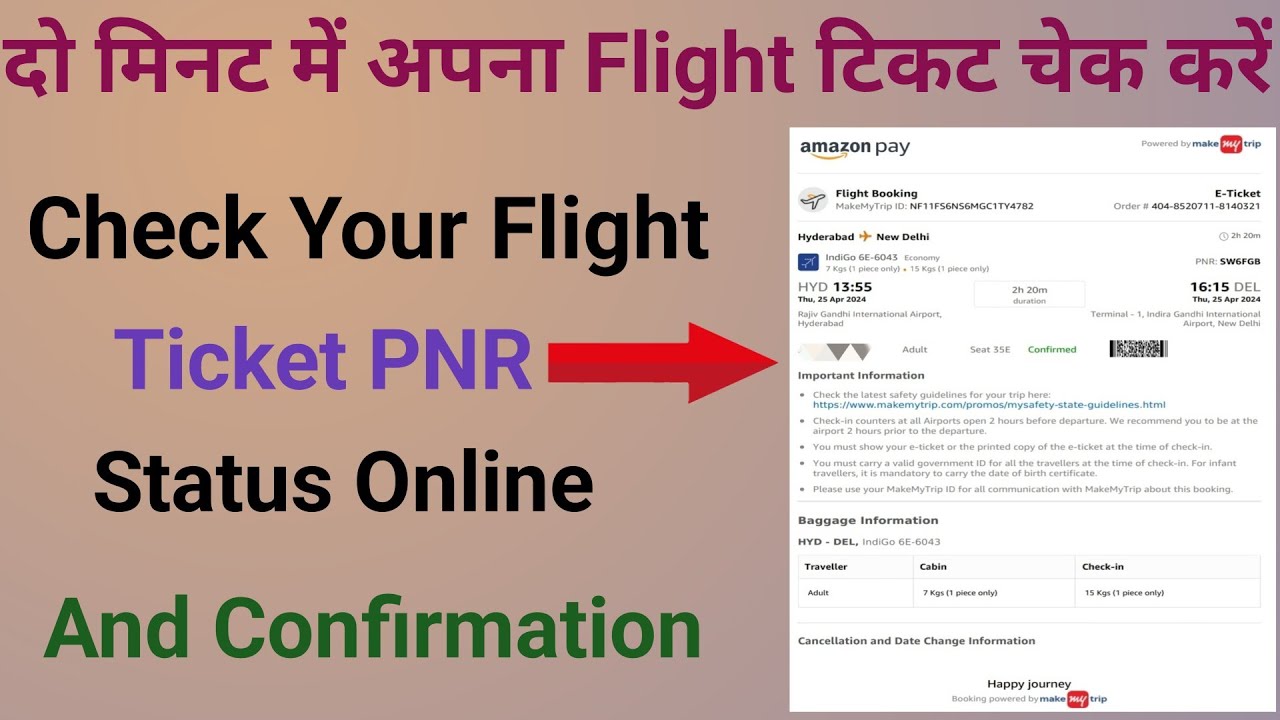 Flight status kaise check kare | flight live status |flight pnr Status