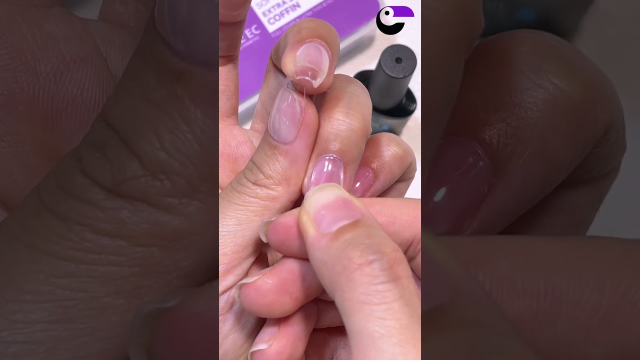Tutorial time! Show you how to use soft gel nail tips.💅 #gelikeec #gelike #nailtips #nails #nailart
