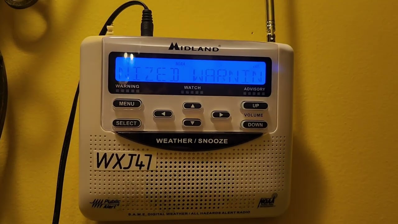 Снежные шквалы в 21:00 на WXJ47 (EAS 263-264)