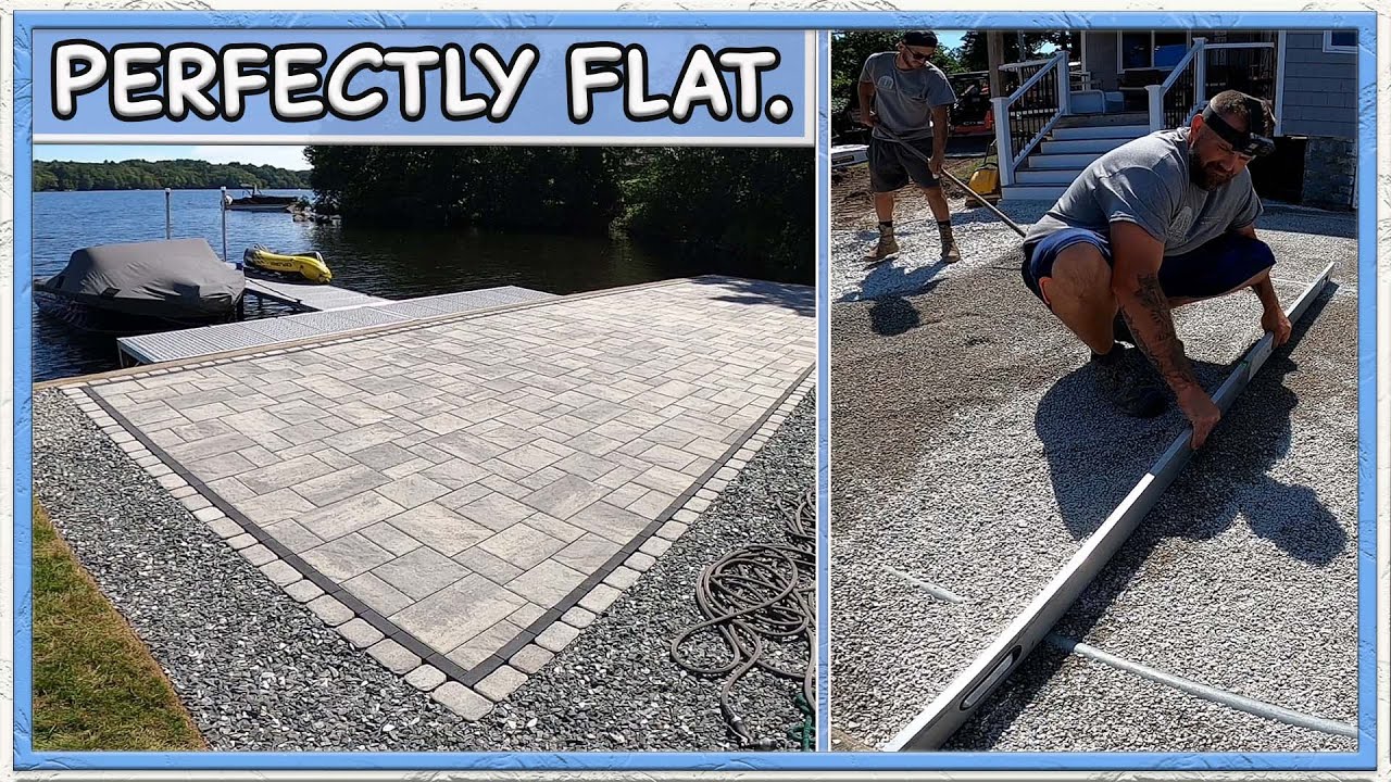 How To (Properly) Screed For a Paver Patio.