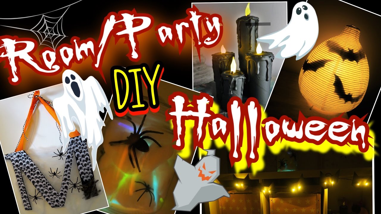 5 HALLOWEEN DIY 'S👻Zimmer/Party Dekoration🎃Room Decor👻coole Mädchen Z&Frisuren