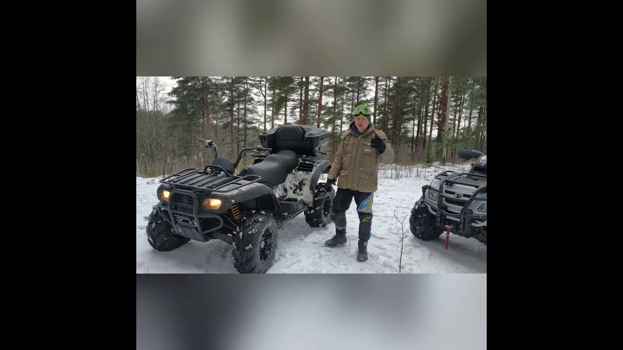 ОБЗОР BOMBARDIER/CAN AM/ BRP TRAXTER MAX XT 500 AUTO-SHIFT 2004, JOHN Deere BUCK 500 AVER's GARAGE