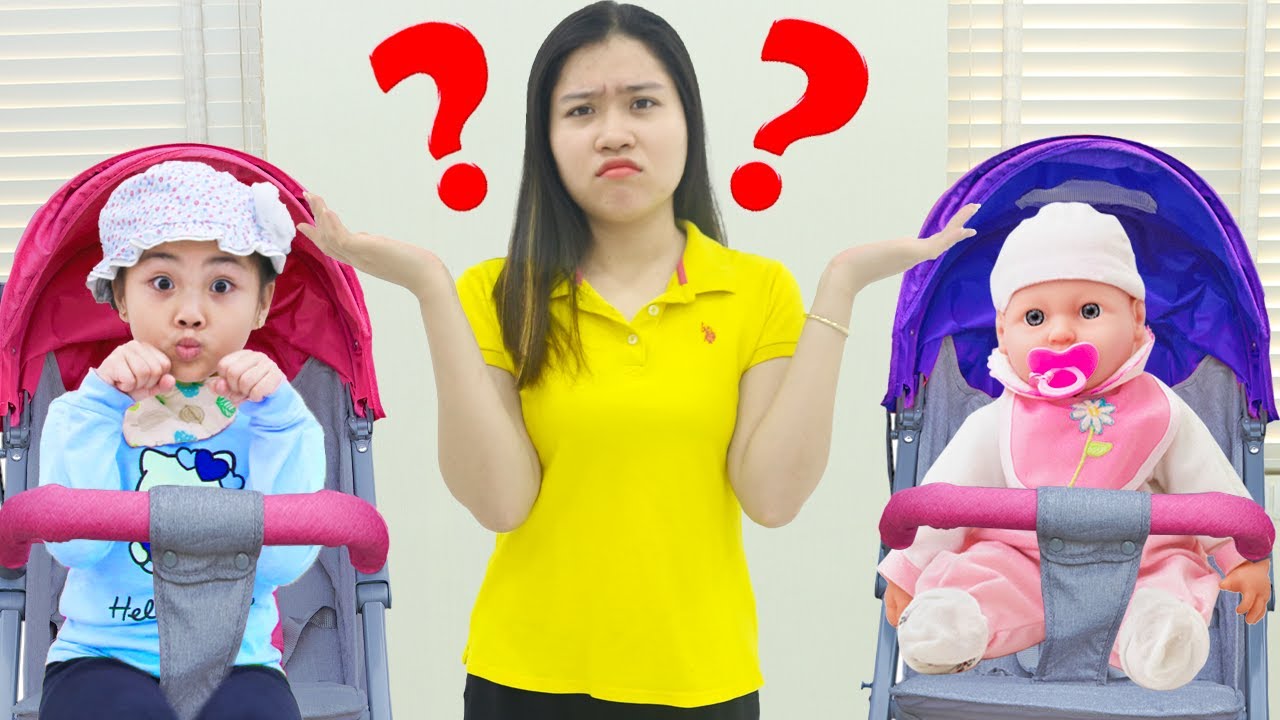 Annie Pretend Play to Be a Baby and Needs a Nanny | Funny Stories for Kids