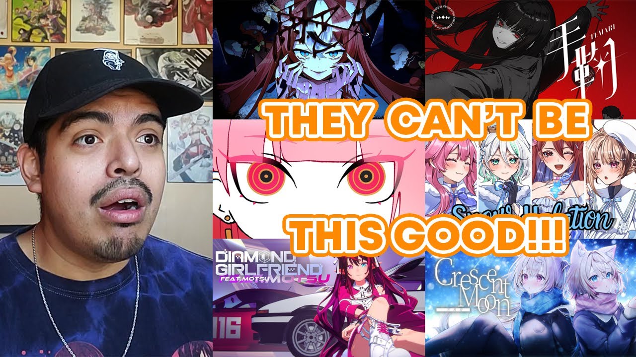 THE EN GIRLS SLAYED! | Reacting To TOP TIER Hololive EN Songs!