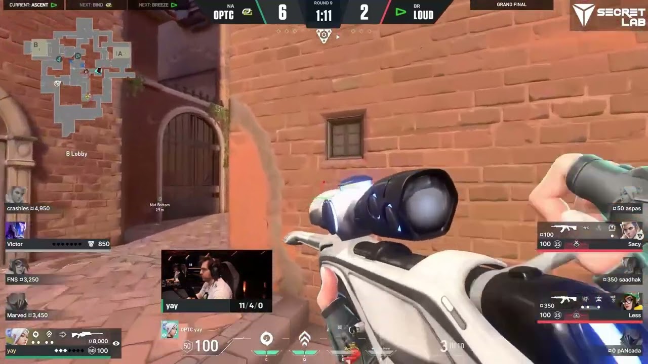 LOUD Less Has Literally 0.1 Ms Reaction Time | Valorant Champion Final