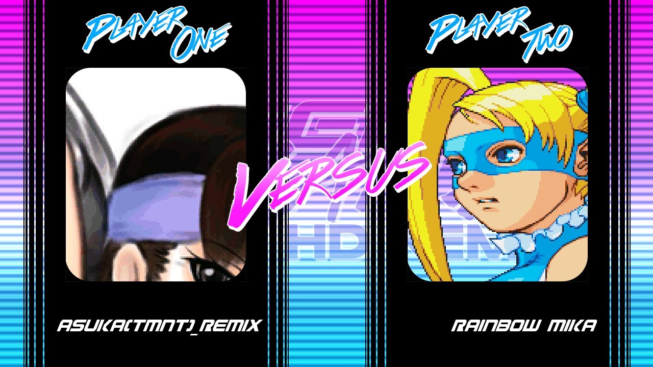 M.U.G.E.N Battles: Asuka (TMNT Remix) Vs Rainbow Mika