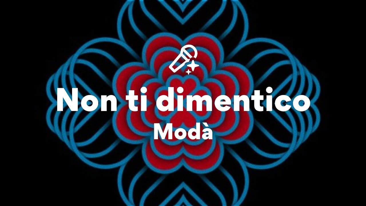 Modà, Non ti dimentico - Sanremo 2025 (Testo/Lyrics)