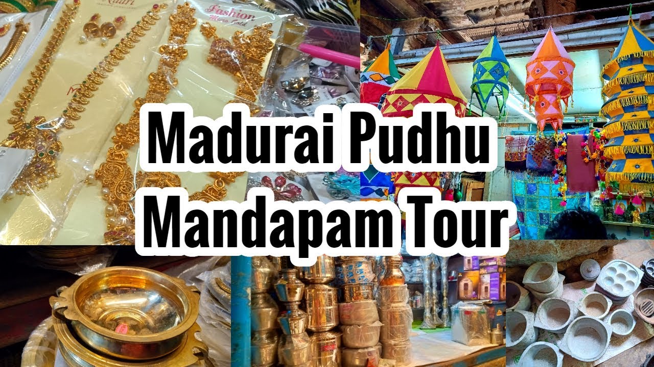 மதுரையின் பழமையான மால்- மிஸ் பண்ணாம பாருங்க  | Madurai Pudhu Mandapam vlog
