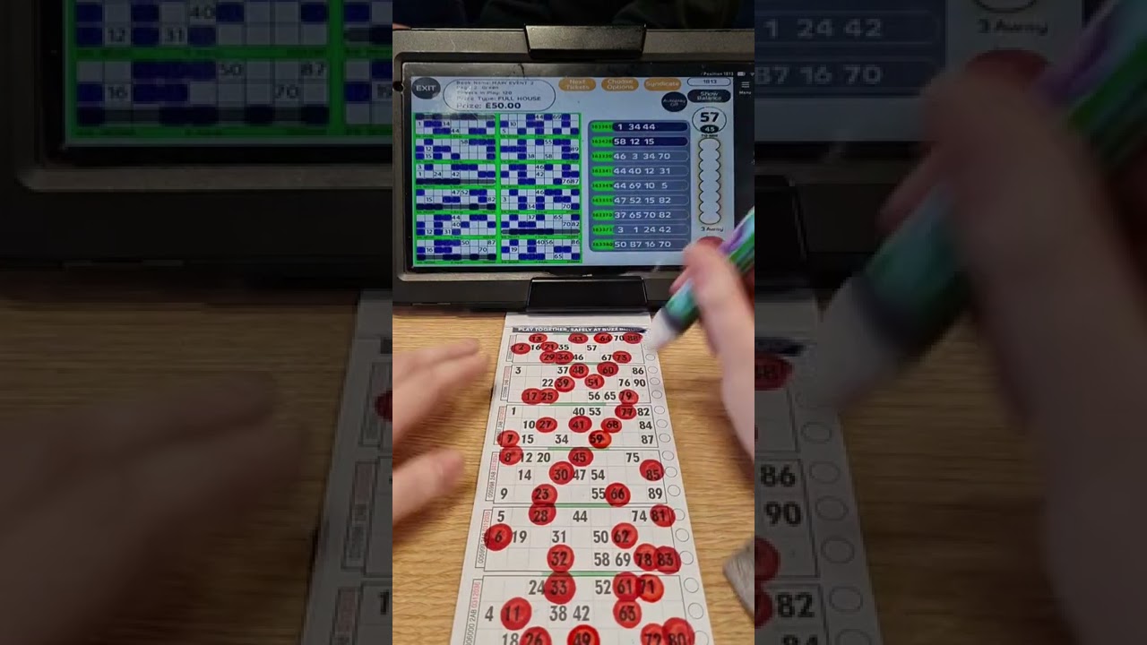 25/01/22  PART 2/3 BINGO WIN