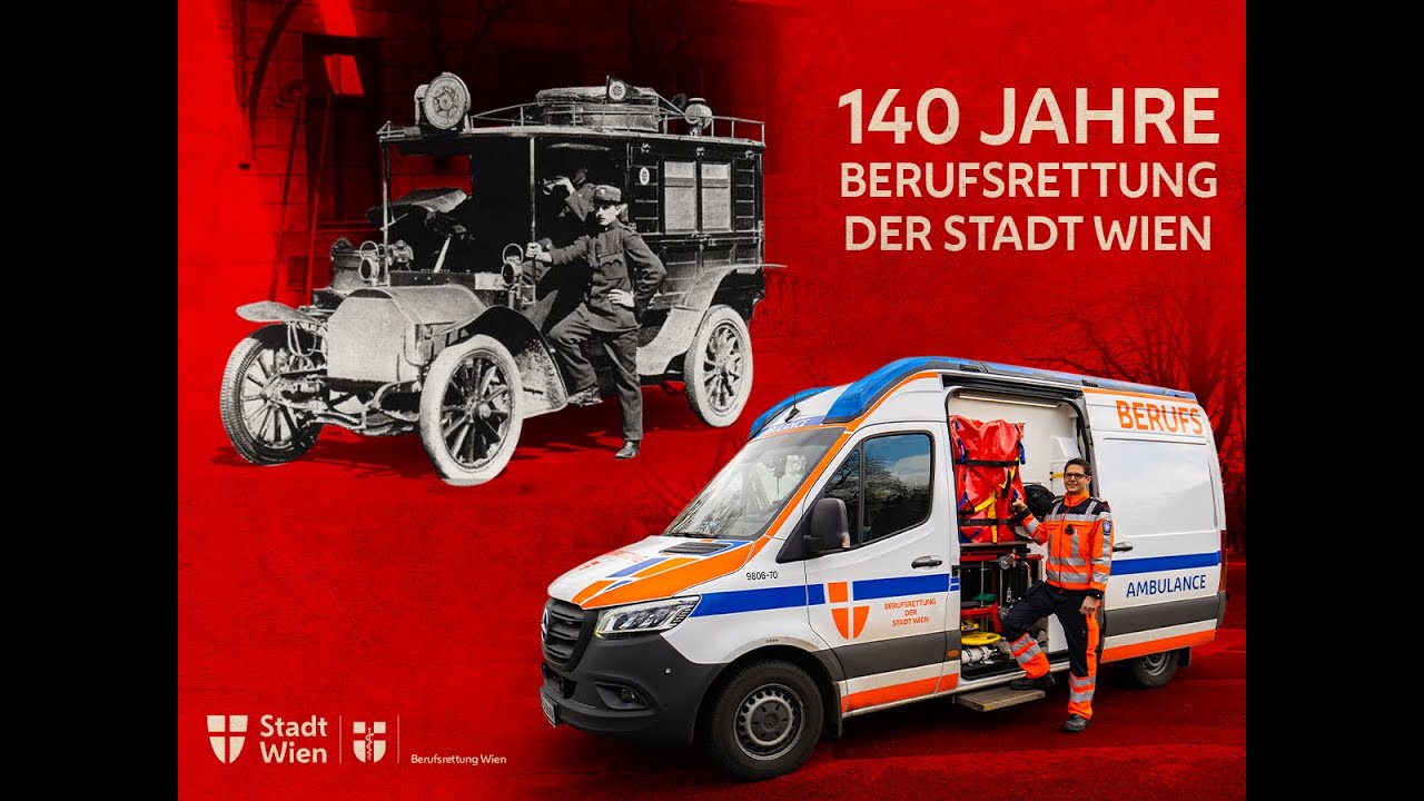 140 Jahre Berufsrettung Wien