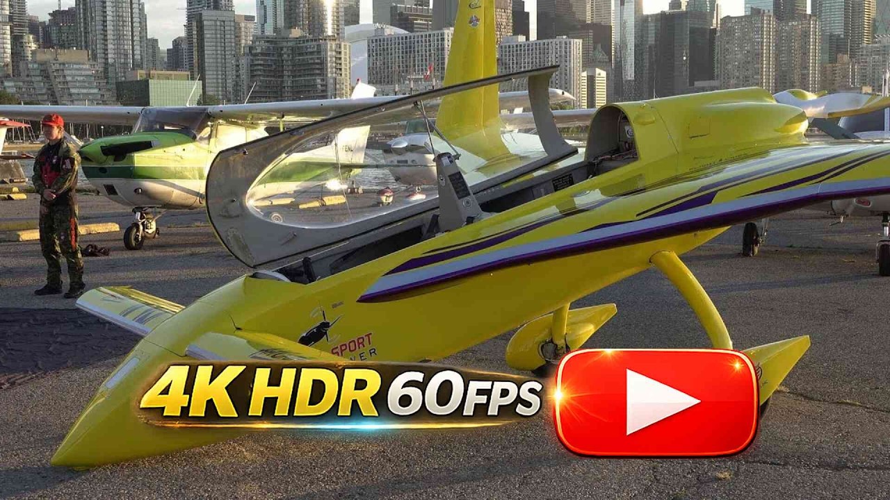 ✈️ Kyle Fowler and His Long EZ at the Canadian International Airshow 2022 (4K HDR)