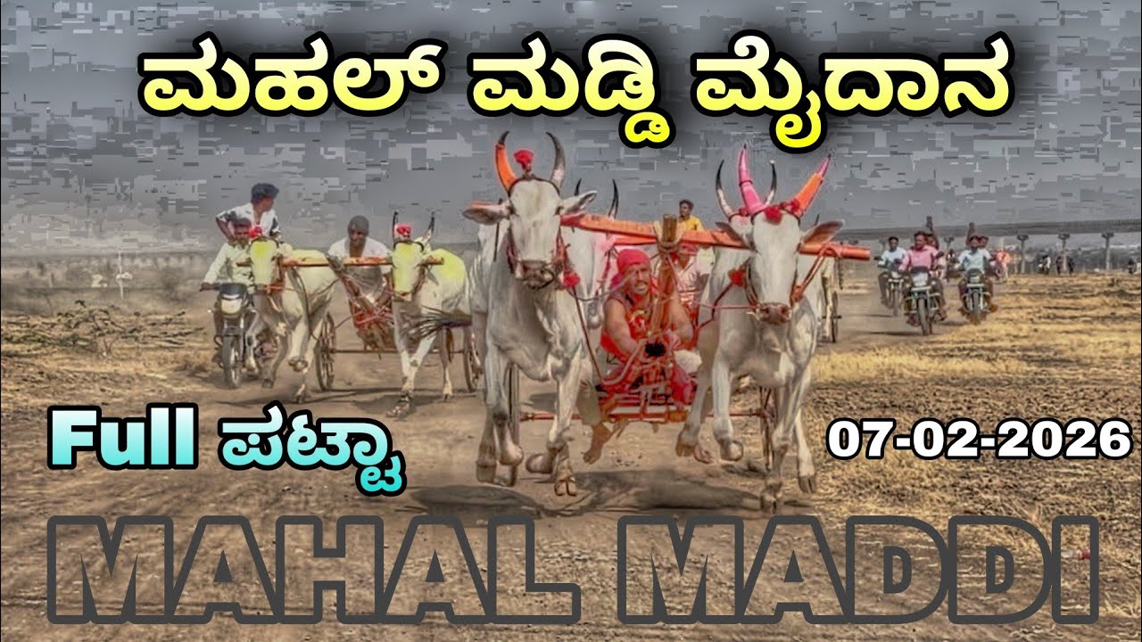 ಮಹಲ್ ಐನಾಪುರ ಮಡ್ಡಿ ಮೈದಾನ | 07-02-2026 Mahal maddi maidan