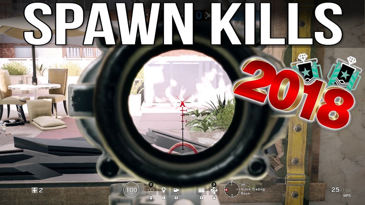 Top Ten BEST Spawn Kill Locations 2018 - Rainbow Six Siege
