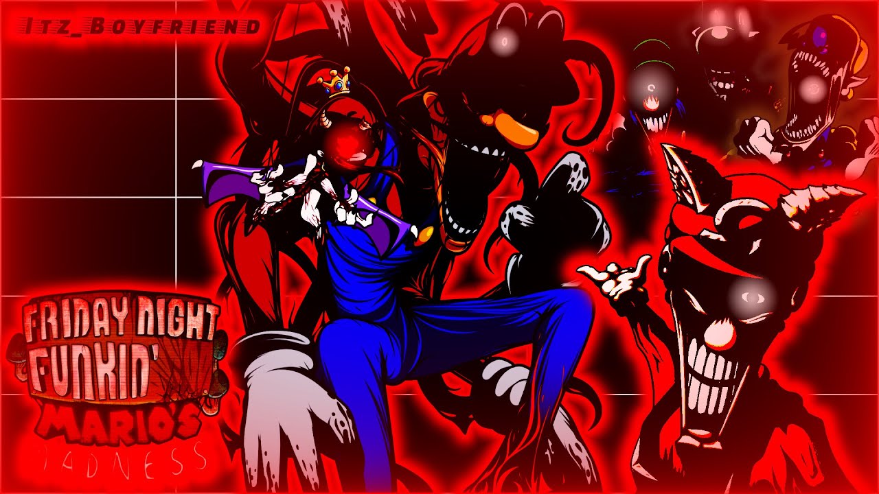 Super Mario Bros and Characters react to Mario Madness v2 Part FINAL || || Itz_Boyfriend ||