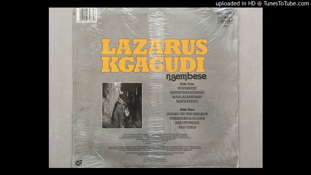 Lazarus Kgagudi ‎- Shame On You Malkop