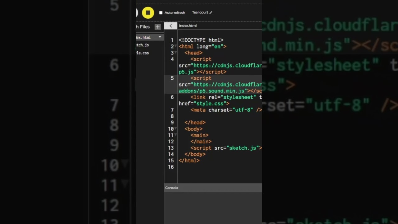 Easy way to use p5.js on Visual Studio Code
