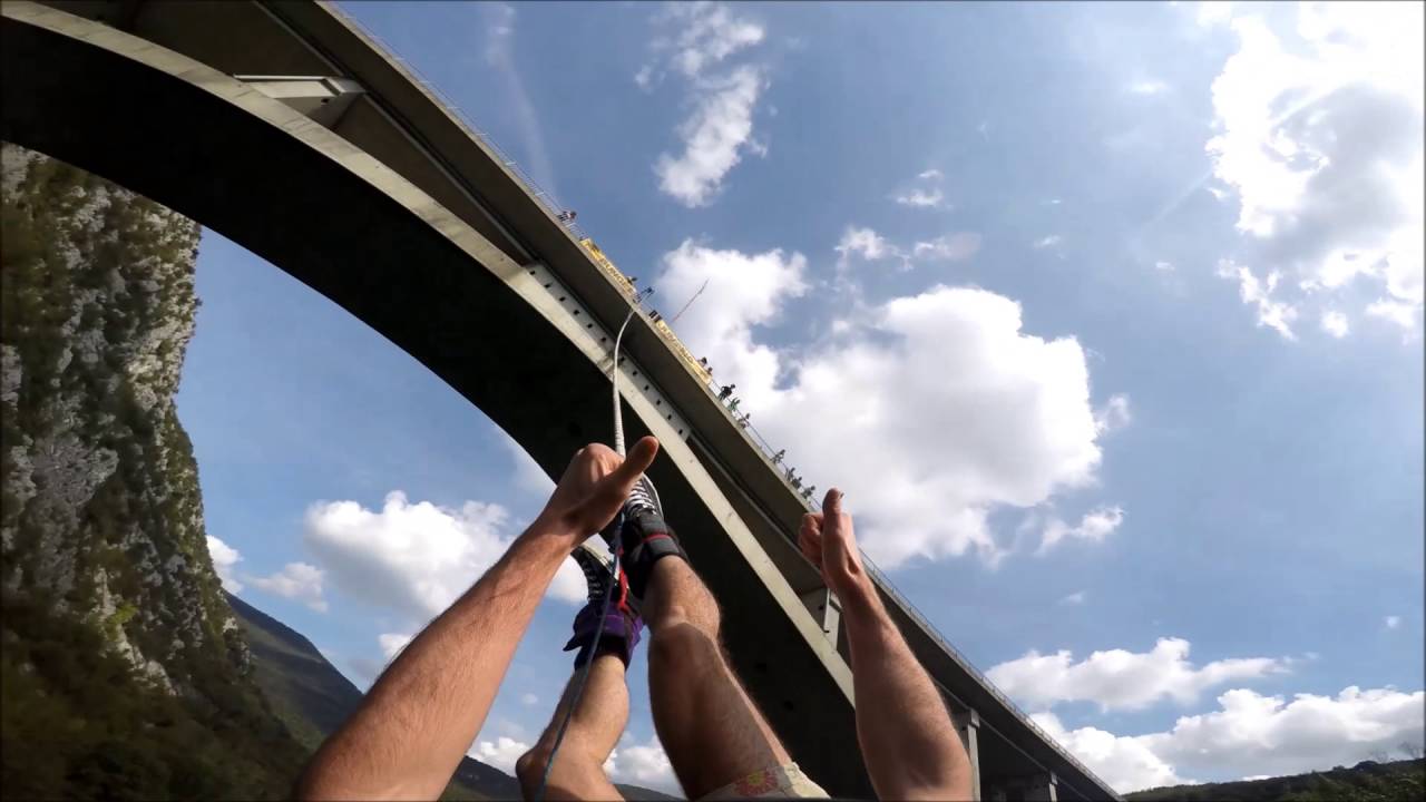 Bungee jumping Solkan 55m
