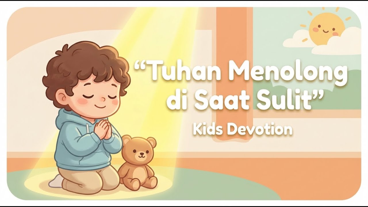 Tuhan Menolong di Saat Sulit | Kids Devotion Anak Kristen