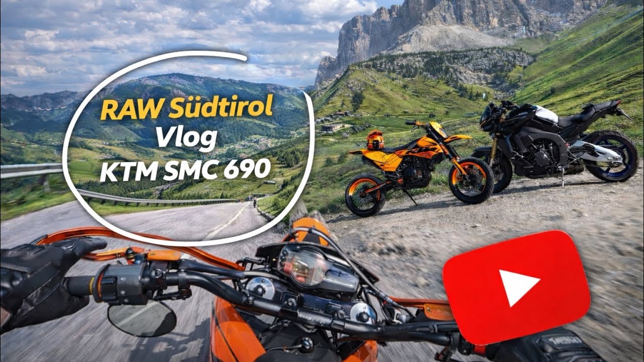Südtirol | Motorradvlog | RAW | KTM SMC 690 