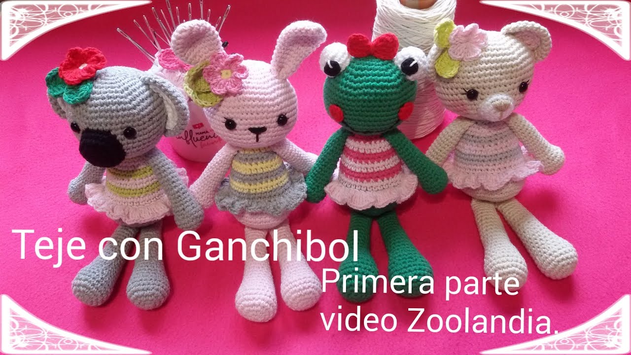 Teje con GanchiBol // Amigurumis Zoolandia // tutorial paso a paso // Primera parte